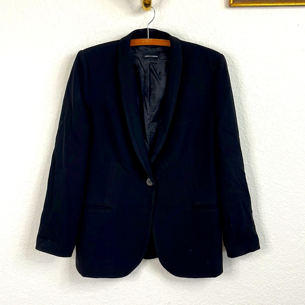 Judith & Charles Black Blazer